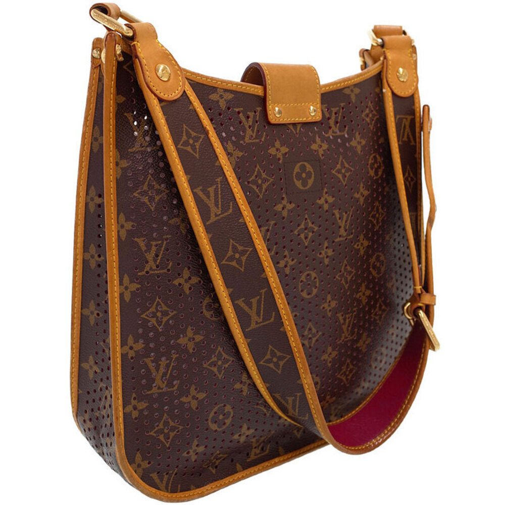 Louis Vuitton Perforated Monogram Musette Bag Brown Leather Shoulder